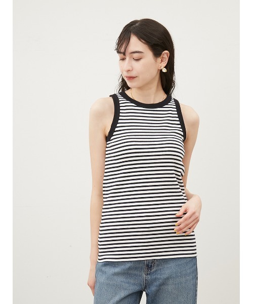 Mila Owen（ミラオーウェン）の「カップインアメスリタンクトップス【マシーンウォッシャブル】（タンクトップ・レディース・ベージュ/ホワイト/その他/チャコールグレー/ダークブラウン/ライトベージュ・1/0）」の6枚目の写真