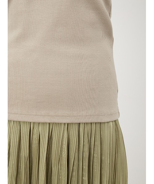 Mila Owen（ミラオーウェン）の「カップインアメスリタンクトップス【マシーンウォッシャブル】（タンクトップ・レディース・ベージュ/ホワイト/その他/チャコールグレー/ダークブラウン/ライトベージュ・1/0）」の15枚目の写真