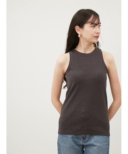 Mila Owen（ミラオーウェン）の「カップインアメスリタンクトップス【マシーンウォッシャブル】（タンクトップ・レディース・ベージュ/ホワイト/その他/チャコールグレー/ダークブラウン/ライトベージュ・1/0）」の16枚目の写真