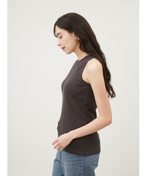 Mila Owen（ミラオーウェン）の「カップインアメスリタンクトップス【マシーンウォッシャブル】（タンクトップ・レディース・ベージュ/ホワイト/その他/チャコールグレー/ダークブラウン/ライトベージュ・1/0）」の18枚目の写真