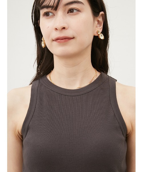 Mila Owen（ミラオーウェン）の「カップインアメスリタンクトップス【マシーンウォッシャブル】（タンクトップ・レディース・ベージュ/ホワイト/その他/チャコールグレー/ダークブラウン/ライトベージュ・1/0）」の19枚目の写真