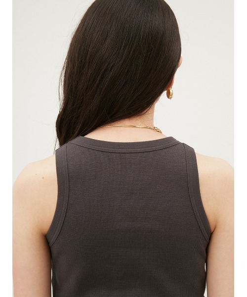 Mila Owen（ミラオーウェン）の「カップインアメスリタンクトップス【マシーンウォッシャブル】（タンクトップ・レディース・ベージュ/ホワイト/その他/チャコールグレー/ダークブラウン/ライトベージュ・1/0）」の9枚目の写真