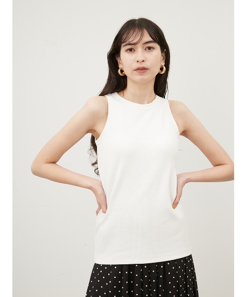 Mila Owen（ミラオーウェン）の「カップインアメスリタンクトップス【マシーンウォッシャブル】（タンクトップ・レディース・ベージュ/ホワイト/その他/チャコールグレー/ダークブラウン/ライトベージュ・1/0）」の11枚目の写真