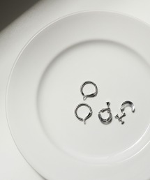 【ZOZO限定】クリアカーブセットイヤリング