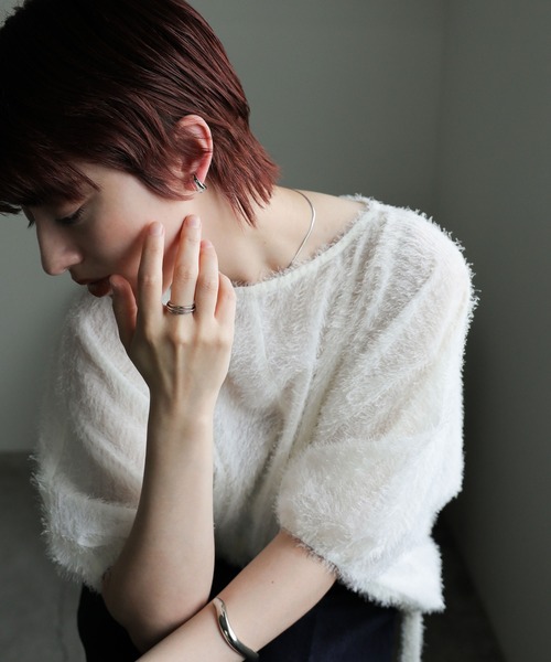 select MOCA（セレクトモカ）の「【ZOZO限定】クリアカーブセットイヤリング（イヤリング・レディース・ゴールド/シルバー・FREE）」の8枚目の写真