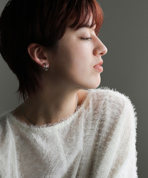 select MOCA（セレクトモカ）の「【ZOZO限定】クリアカーブセットイヤリング（イヤリング・レディース・ゴールド/シルバー・FREE）」の10枚目の写真