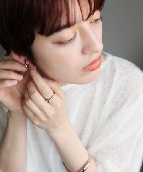 select MOCA（セレクトモカ）の「【ZOZO限定】クリアカーブセットイヤリング（イヤリング・レディース・ゴールド/シルバー・FREE）」の15枚目の写真