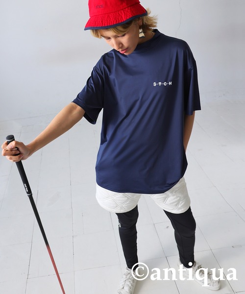 antiqua（アンティカ）の「【STCH】バックロゴTシャツ（Tシャツ/カットソー・レディース・ネイビー/ライトグレー/ホワイト/ライトグリーン・L/M/S）」の4枚目の写真