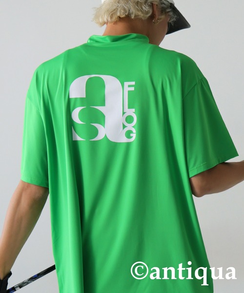 antiqua（アンティカ）の「【STCH】バックロゴTシャツ（Tシャツ/カットソー・レディース・ネイビー/ライトグレー/ホワイト/ライトグリーン・L/M/S）」の17枚目の写真
