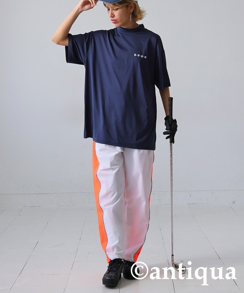 antiqua（アンティカ）の「【STCH】バックロゴTシャツ（Tシャツ/カットソー・レディース・ネイビー/ライトグレー/ホワイト/ライトグリーン・L/M/S）」の5枚目の写真