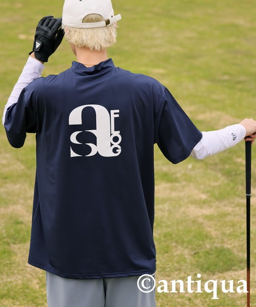antiqua（アンティカ）の「【STCH】バックロゴTシャツ（Tシャツ/カットソー・レディース・ネイビー/ライトグレー/ホワイト/ライトグリーン・L/M/S）」の10枚目の写真