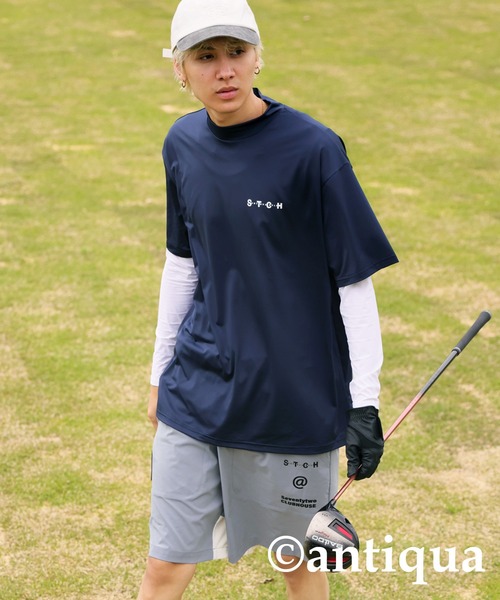 antiqua（アンティカ）の「【STCH】バックロゴTシャツ（Tシャツ/カットソー・レディース・ネイビー/ライトグレー/ホワイト/ライトグリーン・L/M/S）」の9枚目の写真