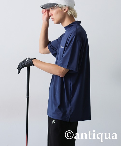 antiqua（アンティカ）の「【STCH】バックロゴTシャツ（Tシャツ/カットソー・レディース・ネイビー/ライトグレー/ホワイト/ライトグリーン・L/M/S）」の6枚目の写真