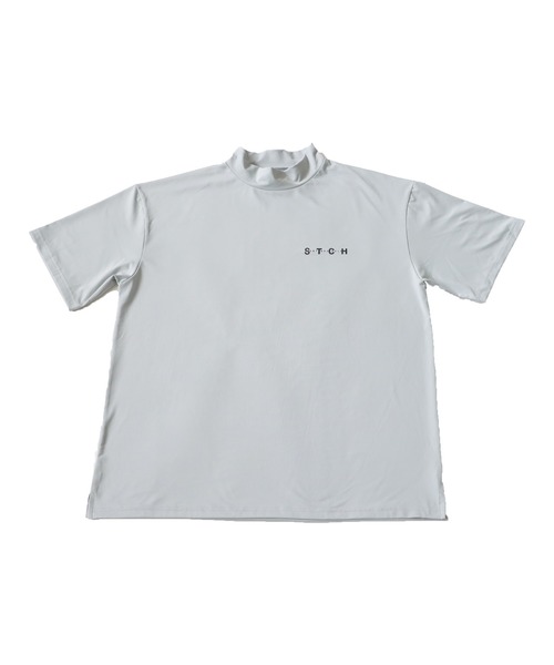 tシャツ 「STCH」バックロゴデザインTシャツ レディース メンズ ANTIQUA GOLF×STCH バックデザインTシャツ メンズ 送料無料・6月