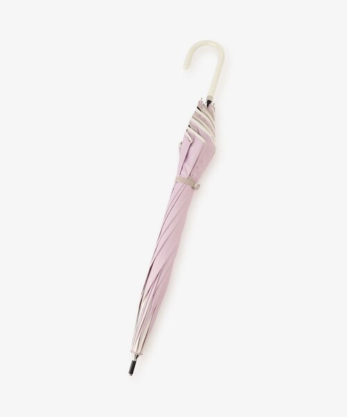 Afternoon Tea（アフタヌーンティー）の「パイピング晴雨兼用長傘 日傘（長傘・レディース・ネイビー/ホワイト/パープル・ONE SIZE）」の4枚目の写真