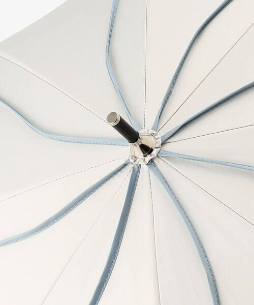Afternoon Tea（アフタヌーンティー）の「パイピング晴雨兼用長傘 日傘（長傘・レディース・ネイビー/ホワイト/パープル・ONE SIZE）」の10枚目の写真