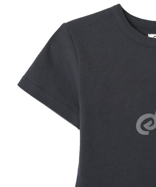 aeae（エーイーエーイー）の「SPIRAL LOGO CROP T-SHIRTS（Tシャツ/カットソー・レディース・ホワイト/ライトグレー/グレー・FREE）」の9枚目の写真