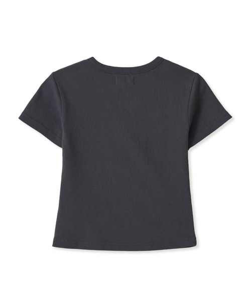 aeae（エーイーエーイー）の「SPIRAL LOGO CROP T-SHIRTS（Tシャツ/カットソー・レディース・ホワイト/ライトグレー/グレー・FREE）」の6枚目の写真