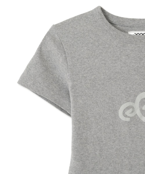 Tシャツ・カットソー AEAE SPIRAL LOGO CROP TSHIRTS WHITE SPIRAL LOGO CROP T-SHIRTS（Tシャツ/カットソー）｜aeae