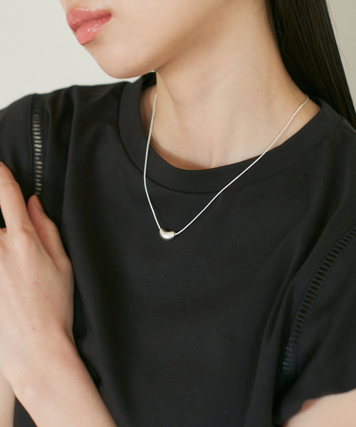 VIS(ビス)の「メタルパイプビーントップネックレス(ネックレス・レディース・シルバー/ゴールド・FREE)」の1枚目の写真