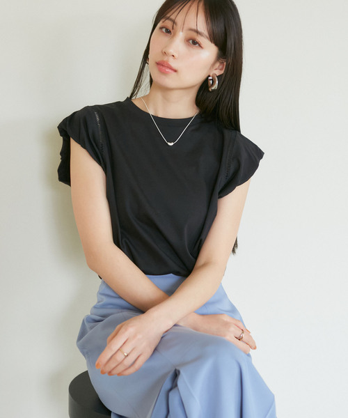 VIS(ビス)の「メタルパイプビーントップネックレス(ネックレス・レディース・シルバー/ゴールド・FREE)」の3枚目の写真