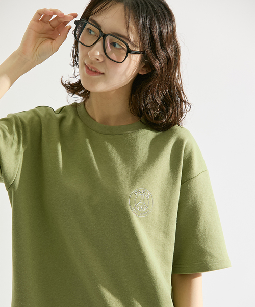 PARIS SAINT-GERMAIN（パリサンジェルマン）の「【Paris Saint-Germain / パリ・サン＝ジェルマン】 JP METALLIC LOGO TSH（Tシャツ/カットソー・メンズ・ホワイト/チャコールグレー/ライトグレー/グリーン/ブラック/カーキ・SMALL/MEDIUM/LARGE/X-LARGE）」の14枚目の写真