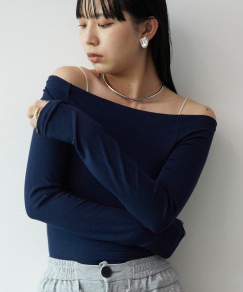 tシャツ オフショルダーロングスリーブトップス レディース 楽天市場】【店内全品30％OFFクーポン】8/5 23:59まで□オフ
