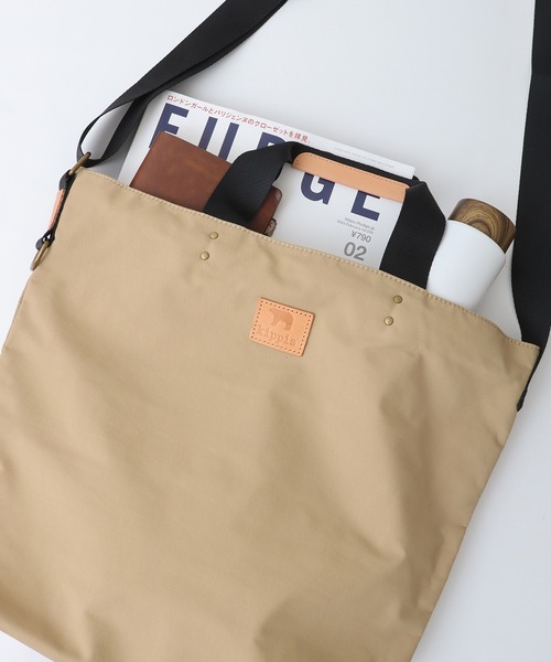 kippis(キッピス)の「kippis ナイロンショルダーBAG(ショルダーバッグ・メンズ・ベージュ・F)」の1枚目の写真