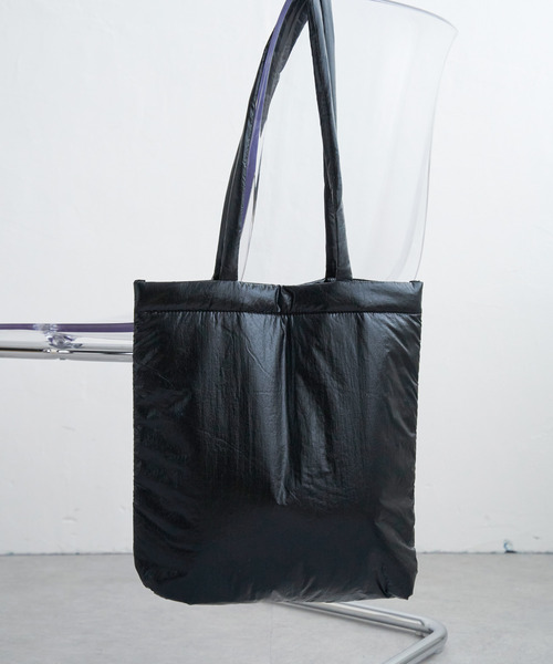 VENCEEXCHANGE（ヴァンスエクスチェンジ）の「シャイニーA4トートバッグ（トートバッグ・レディース・シルバー/ブラック/その他1/ホワイト・FREE）」の9枚目の写真