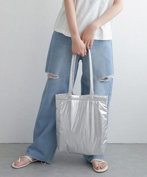 Mika Tote トートバッグ *韓国バッグ 韓国スタバ☆[24サマー] French Summer Picnic Tote Bag 2WAY
