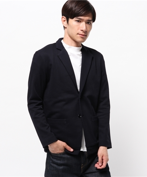 ivory court（アイボリーコート）の「タフィーカノコジャケット カーディガン◆（カーディガン/ボレロ・メンズ・ネイビー/グレー・38/40）」の2枚目の写真