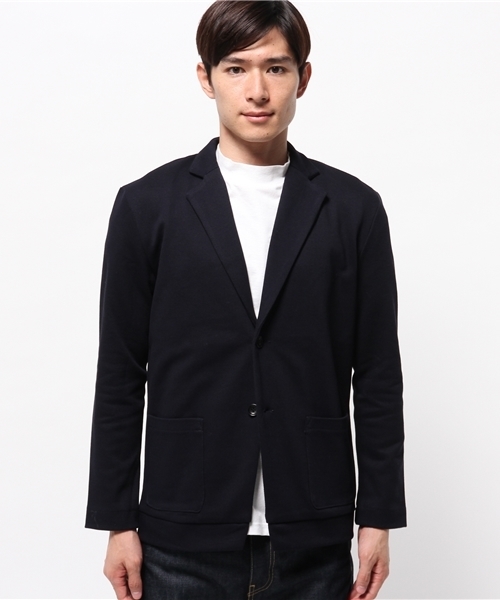 ivory court（アイボリーコート）の「タフィーカノコジャケット カーディガン◆（カーディガン/ボレロ・メンズ・ネイビー/グレー・38/40）」の3枚目の写真