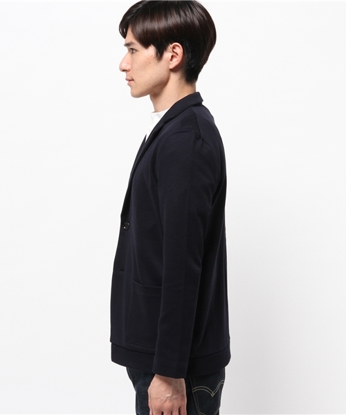 ivory court（アイボリーコート）の「タフィーカノコジャケット カーディガン◆（カーディガン/ボレロ・メンズ・ネイビー/グレー・38/40）」の4枚目の写真