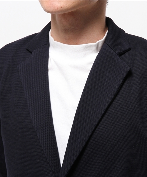 ivory court（アイボリーコート）の「タフィーカノコジャケット カーディガン◆（カーディガン/ボレロ・メンズ・ネイビー/グレー・38/40）」の7枚目の写真