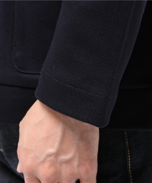 ivory court（アイボリーコート）の「タフィーカノコジャケット カーディガン◆（カーディガン/ボレロ・メンズ・ネイビー/グレー・38/40）」の10枚目の写真