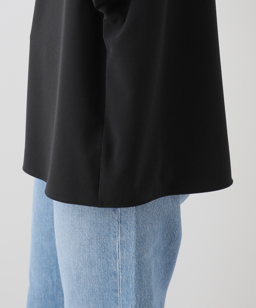 Plage◆25SS/AFC別注/長袖ブラウス/FREE/コットン/B CALUX / キャラクス 別注 DRAWSTRING プルオーバー（Tシャツ