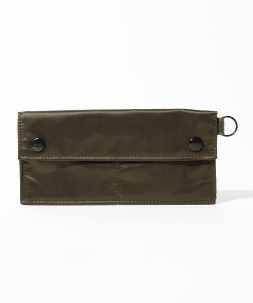 PORTER×B印 YOSHIDA / 別注 HOLIDAY WALLETカーキ PORTER（ポーター）の「PORTER×B印 YOSHIDA / 別注 HOLIDAY