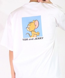 Tom＆Jerry（トムアンドジェリー）の「(DV)【トムとジェリー】【ユニセックス】バックプリント Tシャツ（Tシャツ/カットソー・メンズ）」