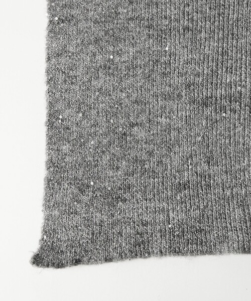 BEAUTY&YOUTH UNITED ARROWS(ビューティーアンドユースユナイテッドアローズ)の「スパンコール ニット ストール(ストール/ショール・レディース・グレー/ブラック・FREE)」の7枚目の写真