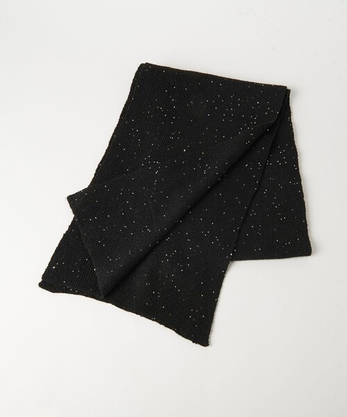 BEAUTY&YOUTH UNITED ARROWS(ビューティーアンドユースユナイテッドアローズ)の「スパンコール ニット ストール(ストール/ショール・レディース・グレー/ブラック・FREE)」の10枚目の写真