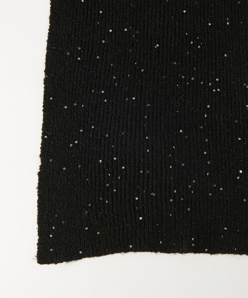 BEAUTY&YOUTH UNITED ARROWS(ビューティーアンドユースユナイテッドアローズ)の「スパンコール ニット ストール(ストール/ショール・レディース・グレー/ブラック・FREE)」の11枚目の写真
