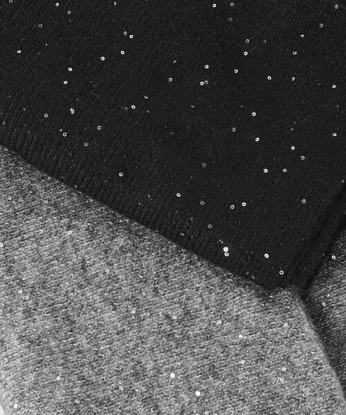BEAUTY&YOUTH UNITED ARROWS(ビューティーアンドユースユナイテッドアローズ)の「スパンコール ニット ストール(ストール/ショール・レディース・グレー/ブラック・FREE)」の13枚目の写真