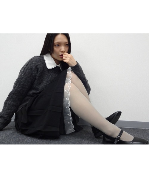 fekete SCENTED CABLE KNIT フレグランスケーブルニット FEKETE（フェケテ）の「SCENTED CABLE KNIT / フレグランス