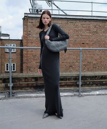 CHARLES & KEITH | Toni トニー デニムノットカーブホーボーバッグ(ショルダーバッグ)