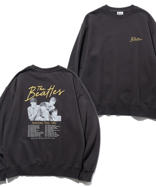 The Beatles（ザビートルズ）の「【THE BEATLES/ザ ビートルズ】ツアーフォトプリント 裏毛スウェット トレーナー（スウェット・メンズ・ホワイト系1/ホワイト系2/ライトグレー系1/ブラック系2/ブラック系1/ライトグレー系2・M/L/LL）」の3枚目の写真