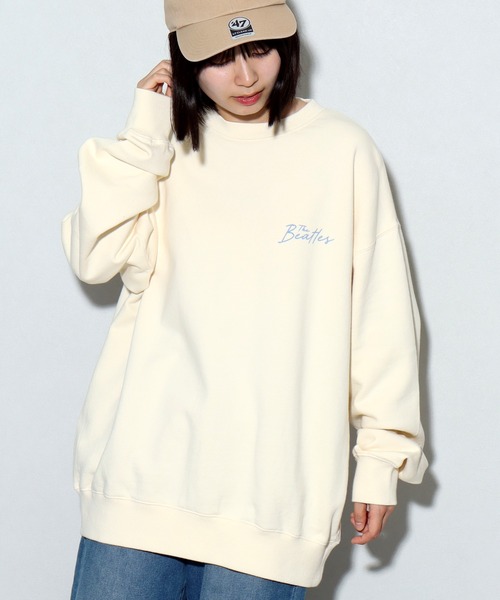【セール】【THE BEATLES/ザ ビートルズ】ツアーフォトプリント 裏毛スウェット トレーナー（スウェット）｜The Beatles（ザビートルズ）