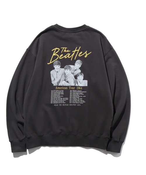 【セール】【THE BEATLES/ザ ビートルズ】ツアーフォトプリント 裏毛スウェット トレーナー（スウェット）｜The Beatles（ザビートルズ）