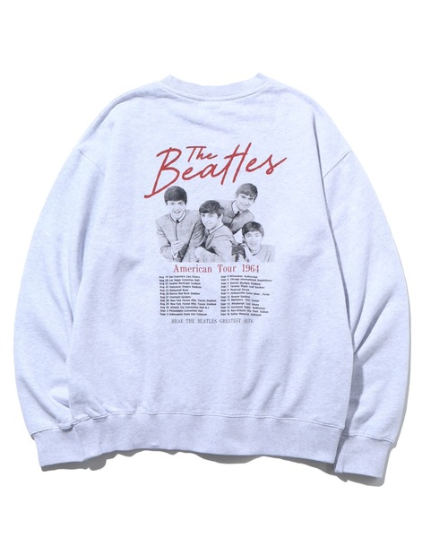 【セール】【THE BEATLES/ザ ビートルズ】ツアーフォトプリント 裏毛スウェット トレーナー（スウェット）｜The Beatles（ザビートルズ）