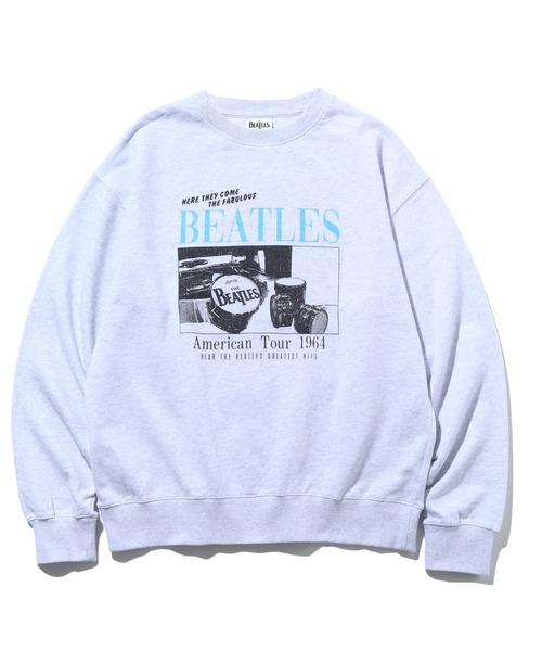 【セール】【THE BEATLES/ザ ビートルズ】ツアーフォトプリント 裏毛スウェット トレーナー（スウェット）｜The Beatles（ザビートルズ）