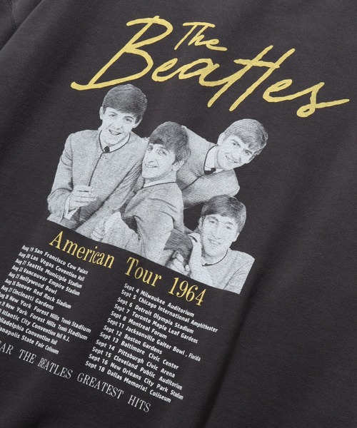 【セール】【THE BEATLES/ザ ビートルズ】ツアーフォトプリント 裏毛スウェット トレーナー（スウェット）｜The Beatles（ザビートルズ）